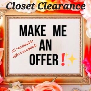 Closet Clearance!!!!